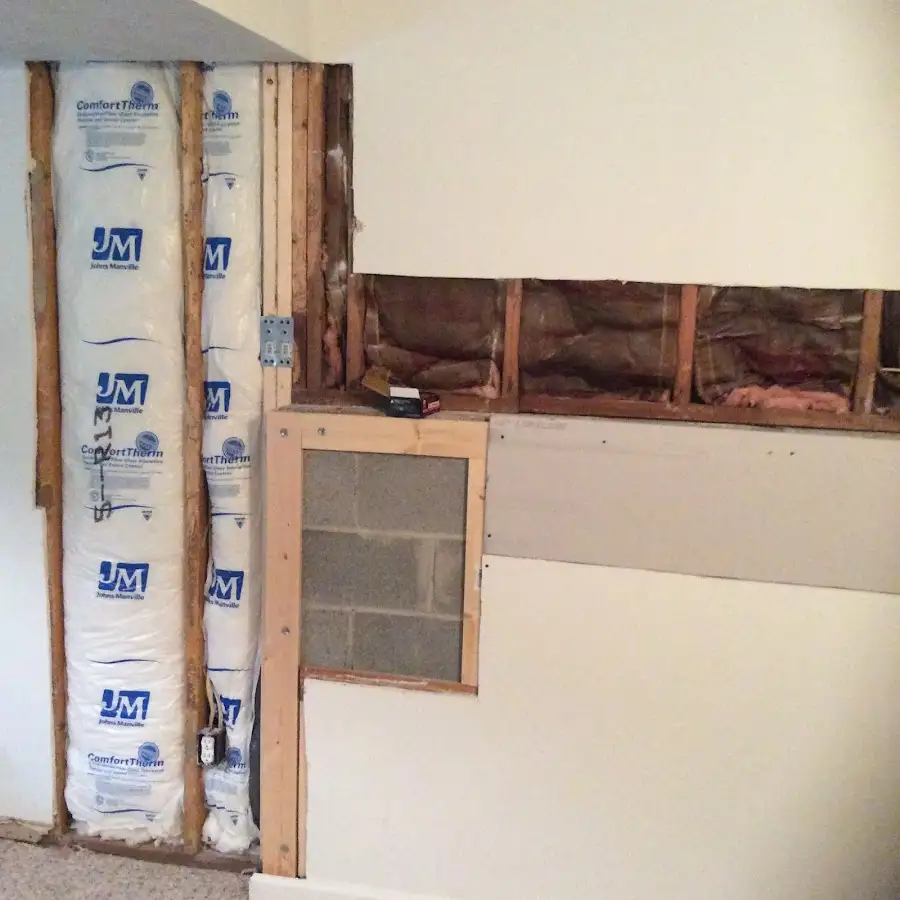 Wall insulation replacement during Structural Drying in Kapaa
